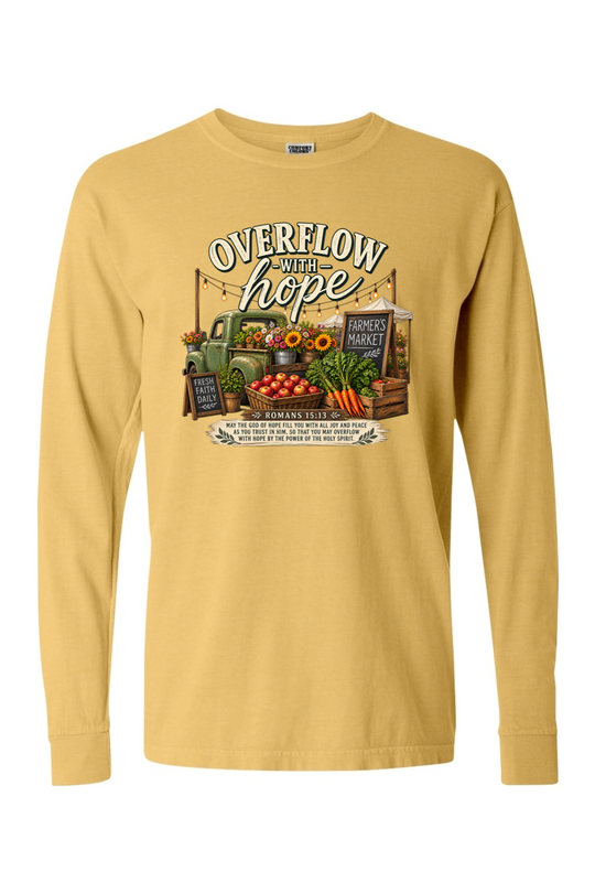 Overflow with Hope - LS T-shirt