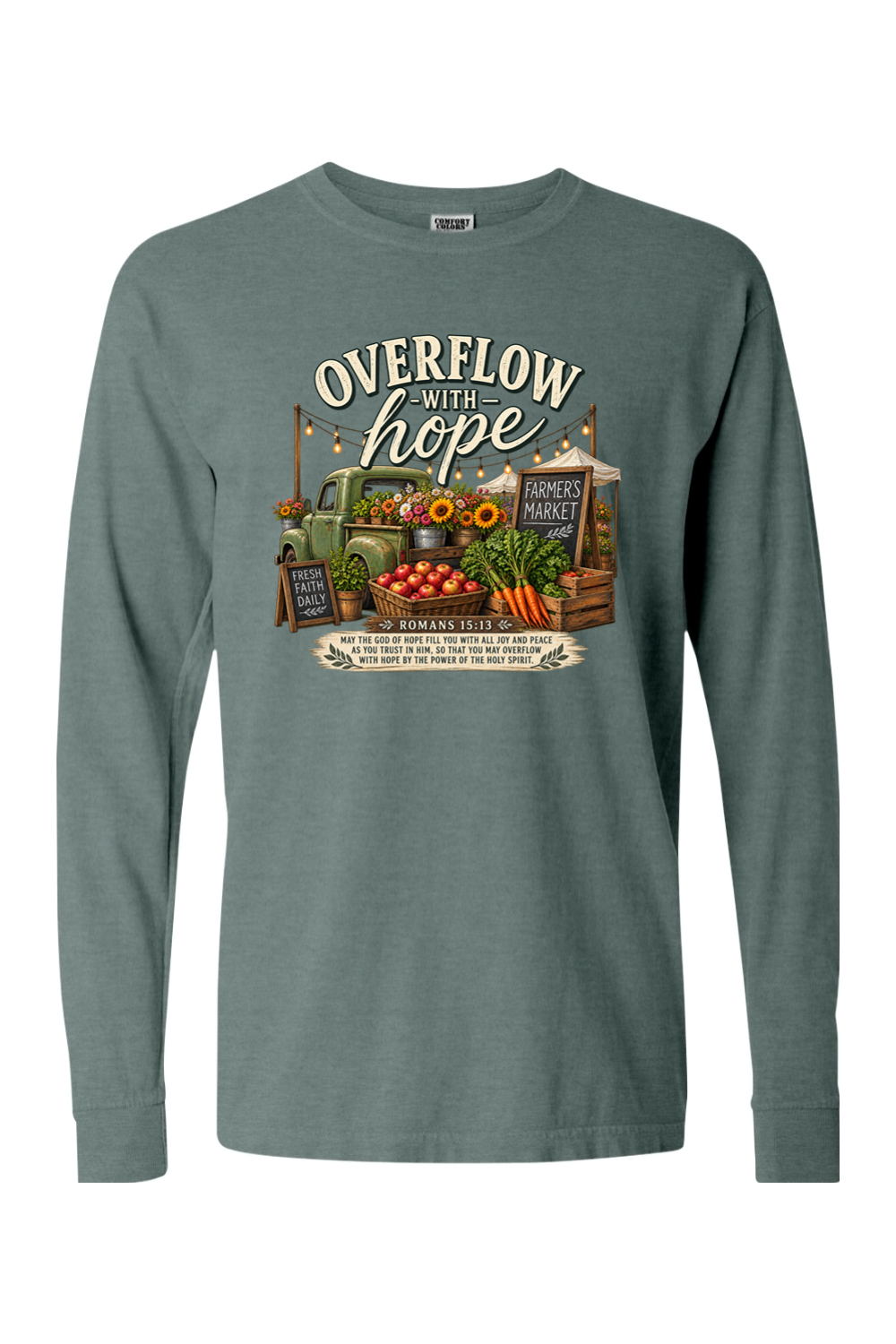 Overflow with Hope - LS T-shirt