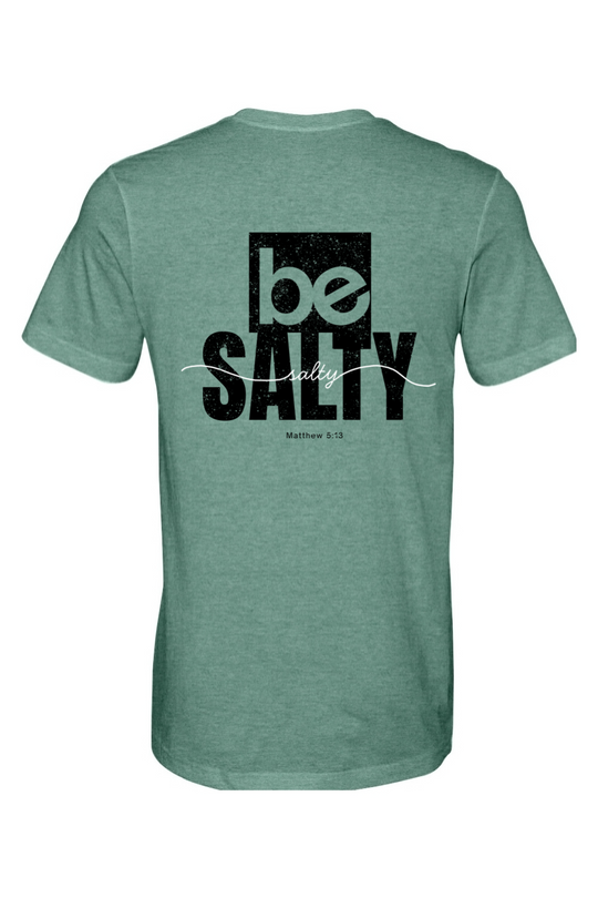 Be Salty CVC Heathered Jersey Tee