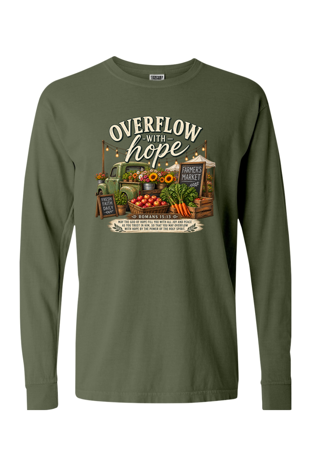 Overflow with Hope - LS T-shirt