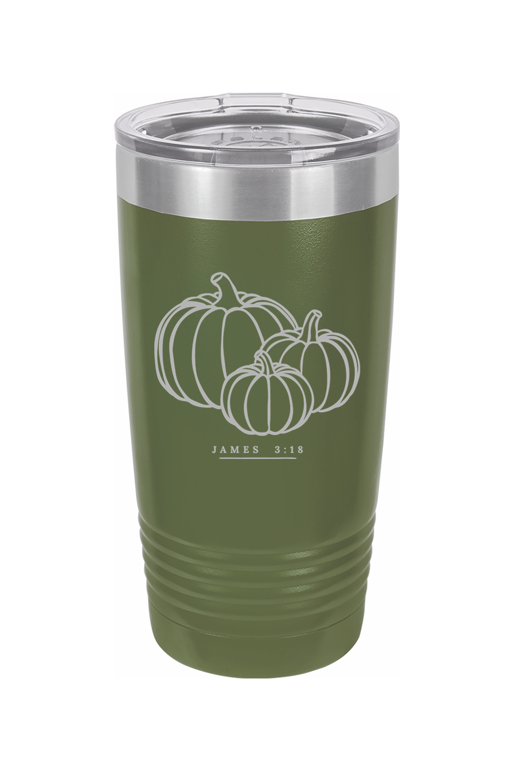 James 3:18 - 3 Pumpkin Tumbler