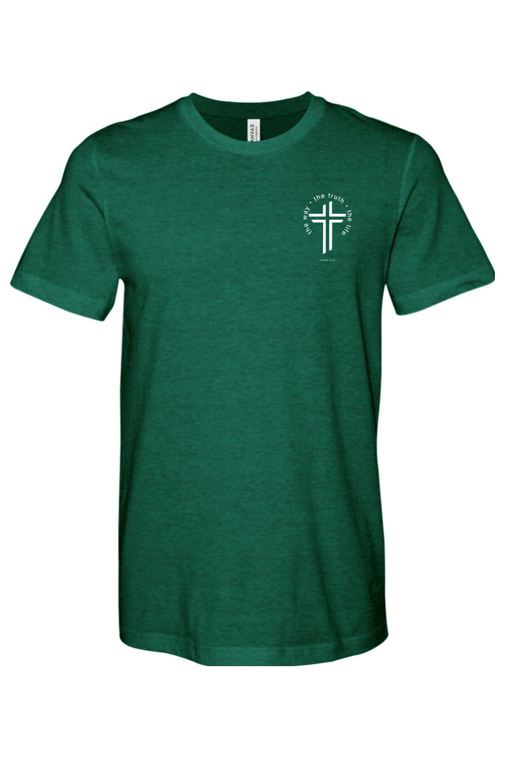 Vertical Faith  Heathered Jersey Tee