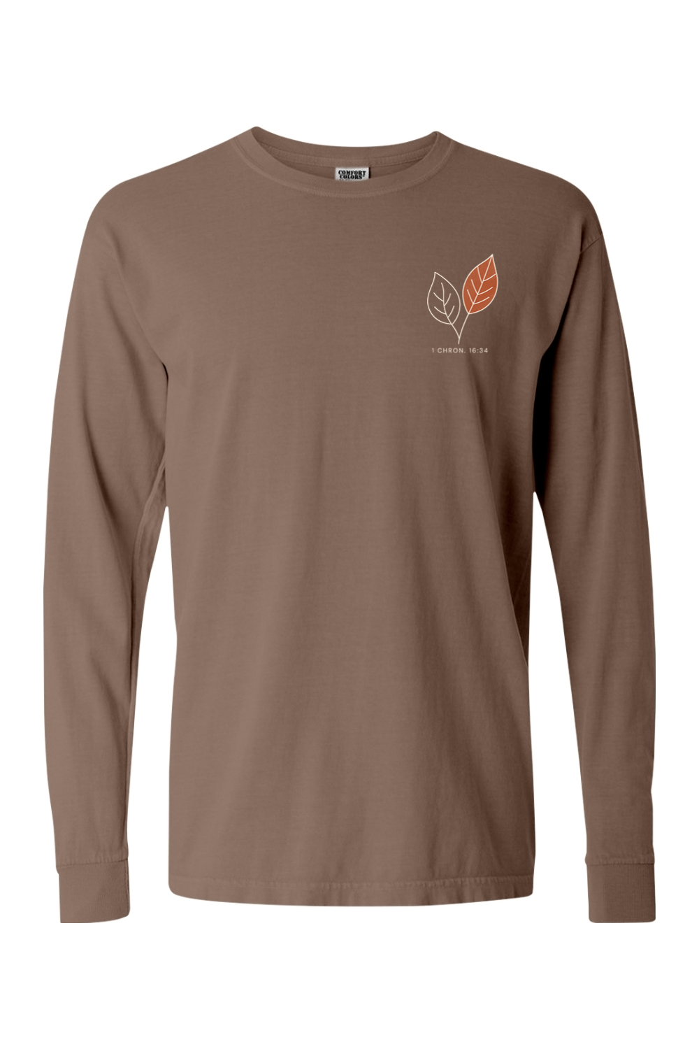 Grateful in Every Season - Simple Leaf - LS T-shirt