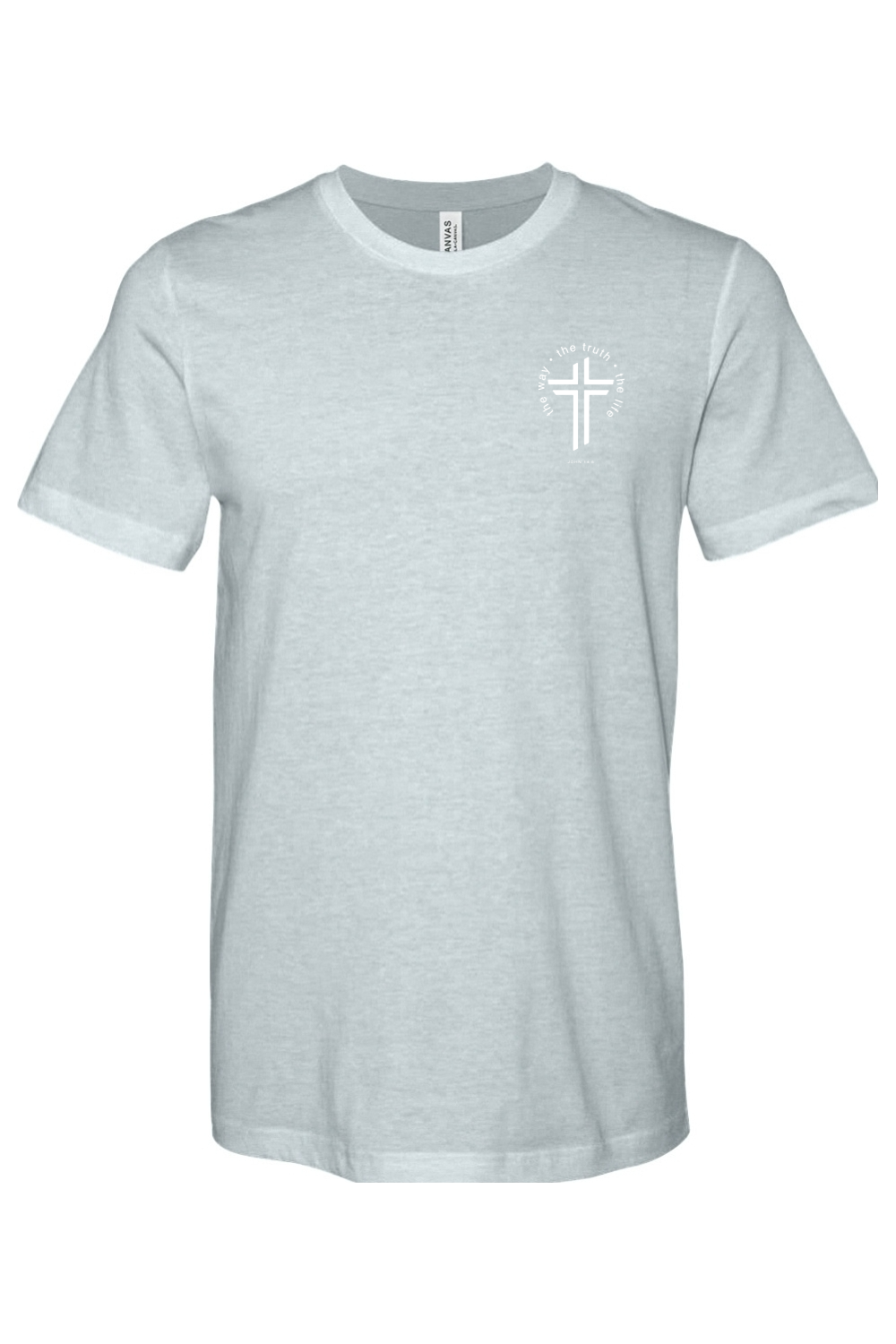 Vertical Faith  Heathered Jersey Tee