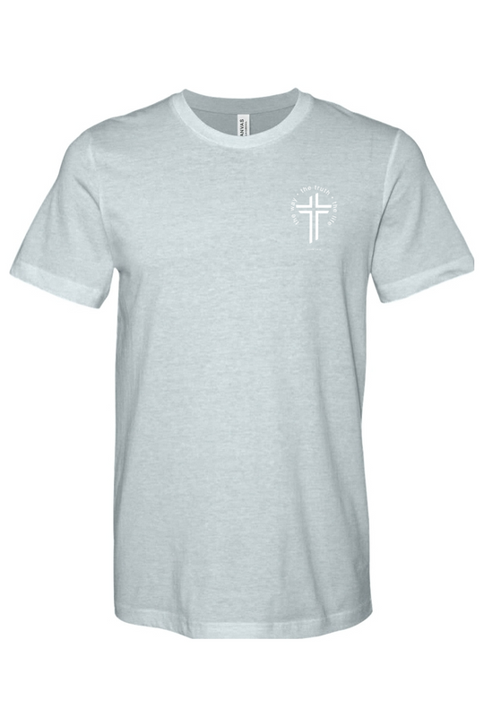 Vertical Faith  Heathered Jersey Tee
