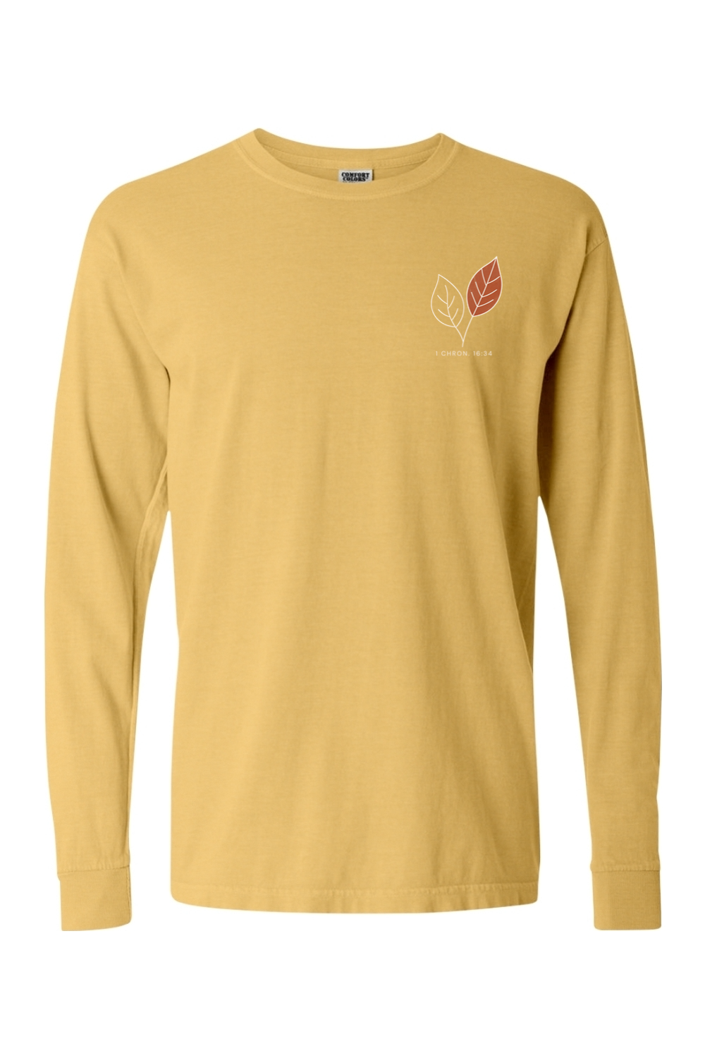 Grateful in Every Season - Simple Leaf - LS T-shirt