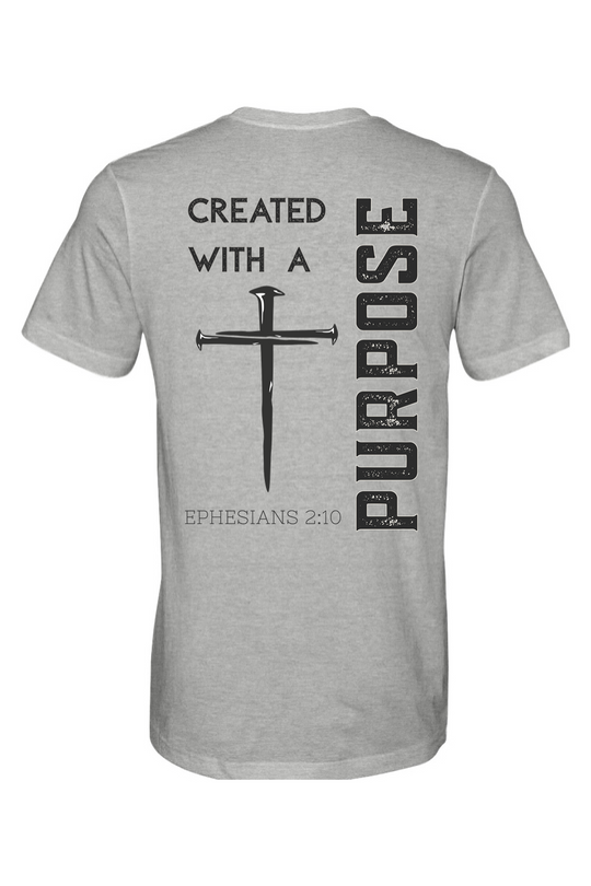 Created with Purpose – Three Nails Jersey Tee