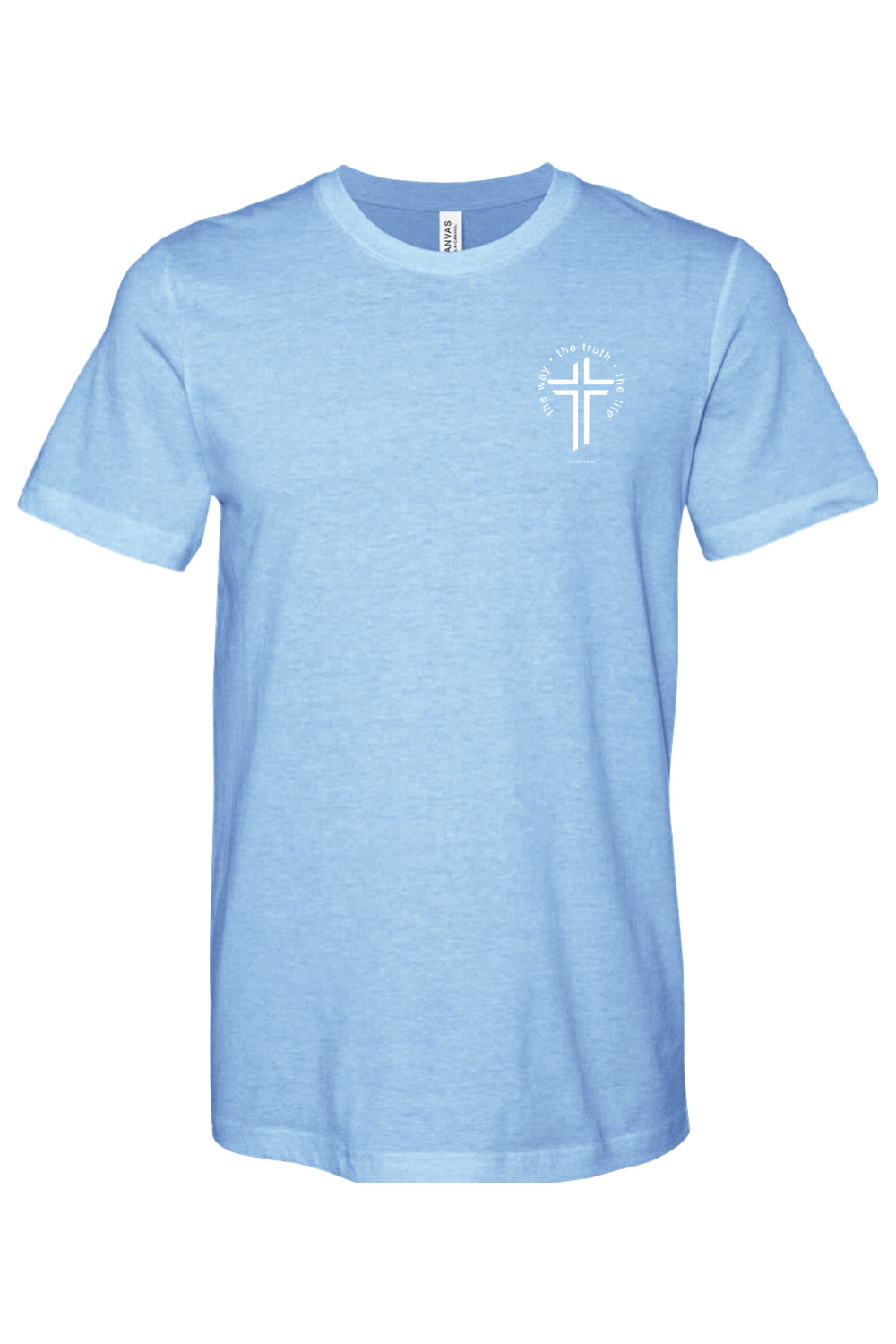 Vertical Faith  Heathered Jersey Tee