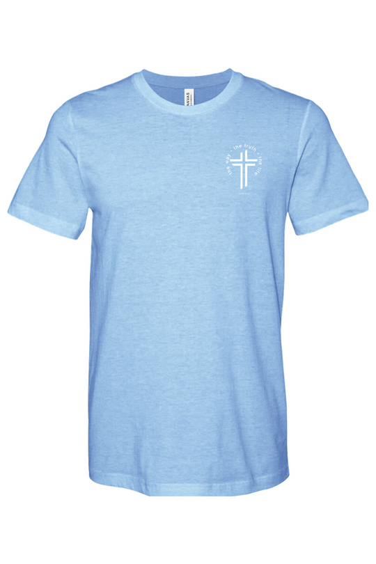 Vertical Faith  Heathered Jersey Tee