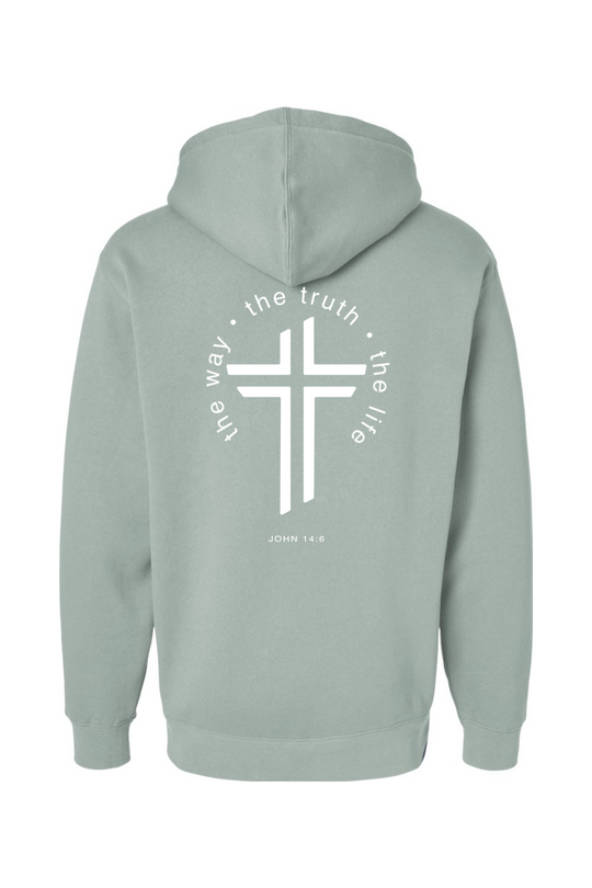 The Way, The Truth, The Life - Heavyweight Hooded Sweatshirt