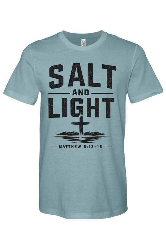 Salt n Light - CVC Heathered Jersey Tee