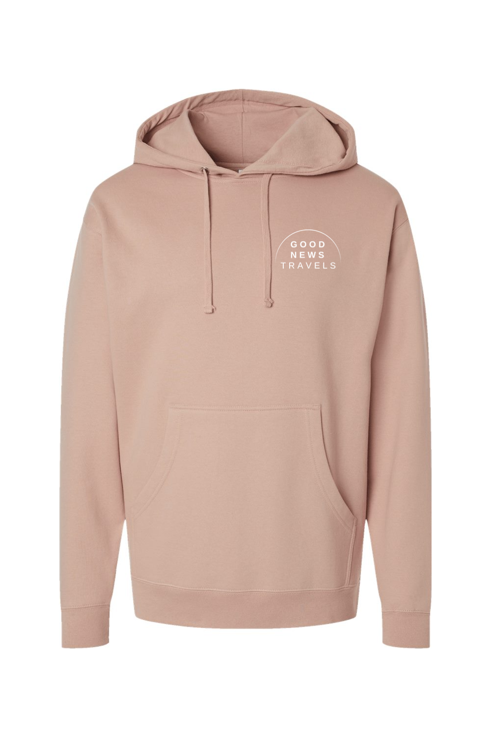 Good News Travels Independent Trading Co. Midweight Hooded Sweatshirt