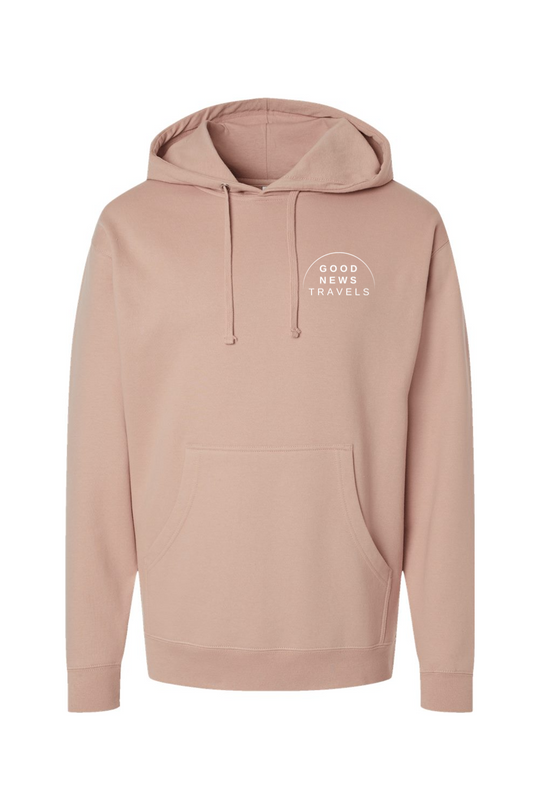 Good News Travels Independent Trading Co. Midweight Hooded Sweatshirt