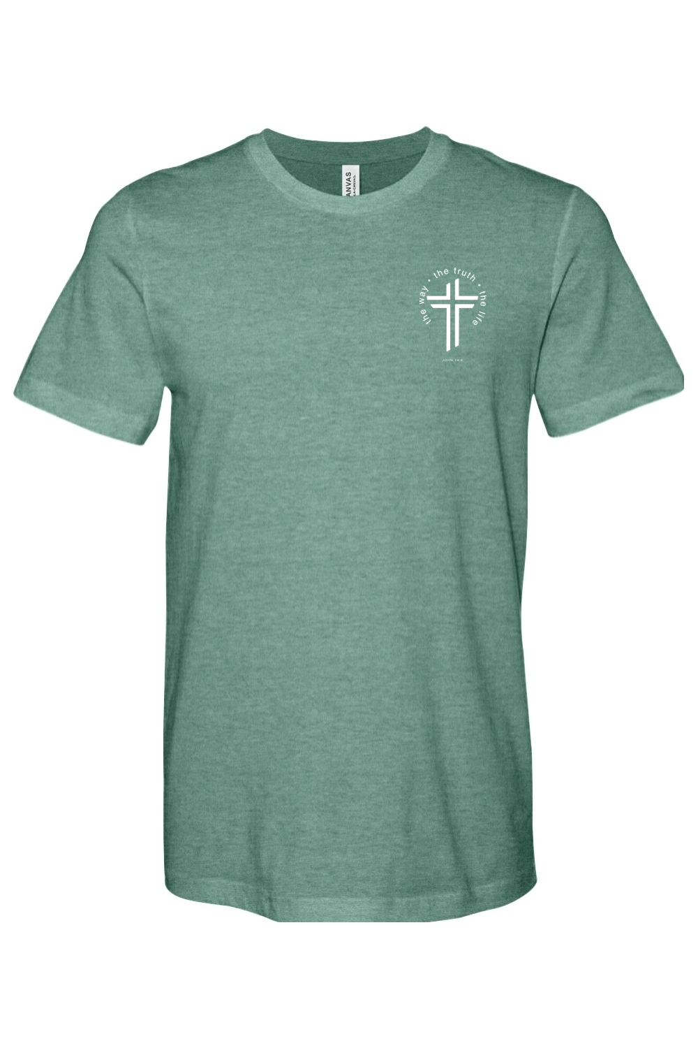 Vertical Faith  Heathered Jersey Tee
