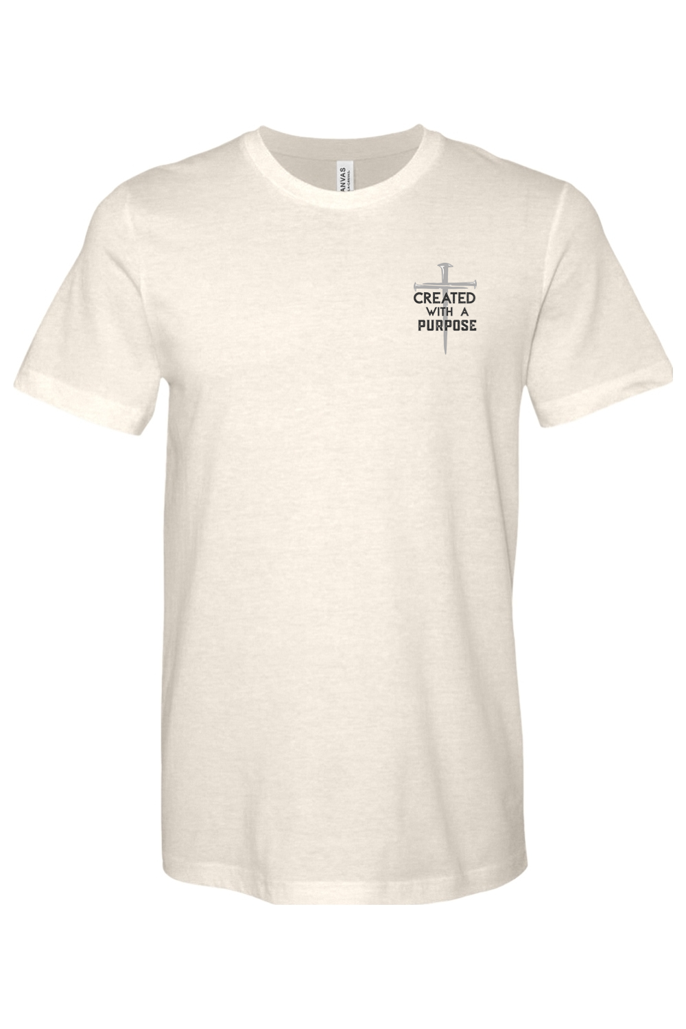 Created with Purpose – Three Nails Jersey Tee