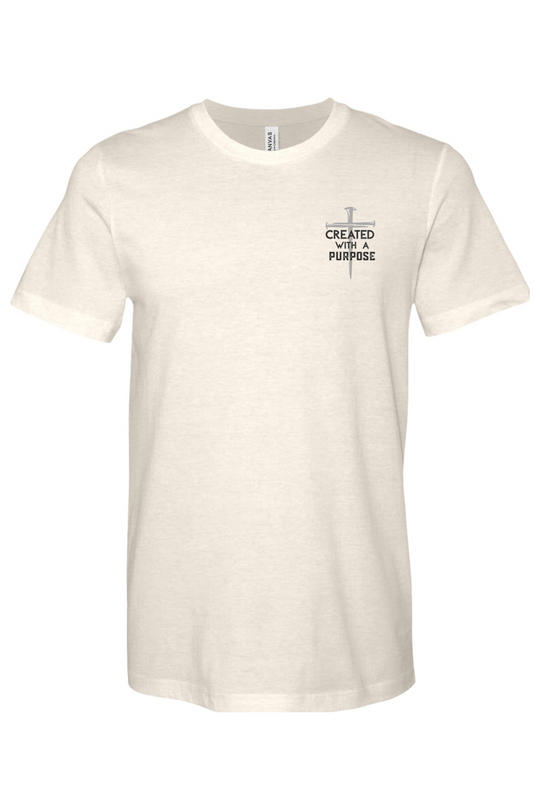 Created with Purpose – Three Nails Jersey Tee