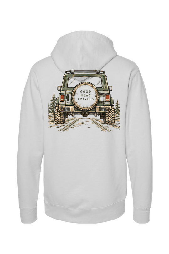 Good News Travels Independent Trading Co. Midweight Hooded Sweatshirt