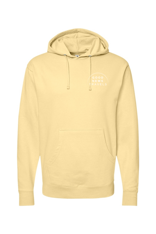 Good News Travels Independent Trading Co. Midweight Hooded Sweatshirt