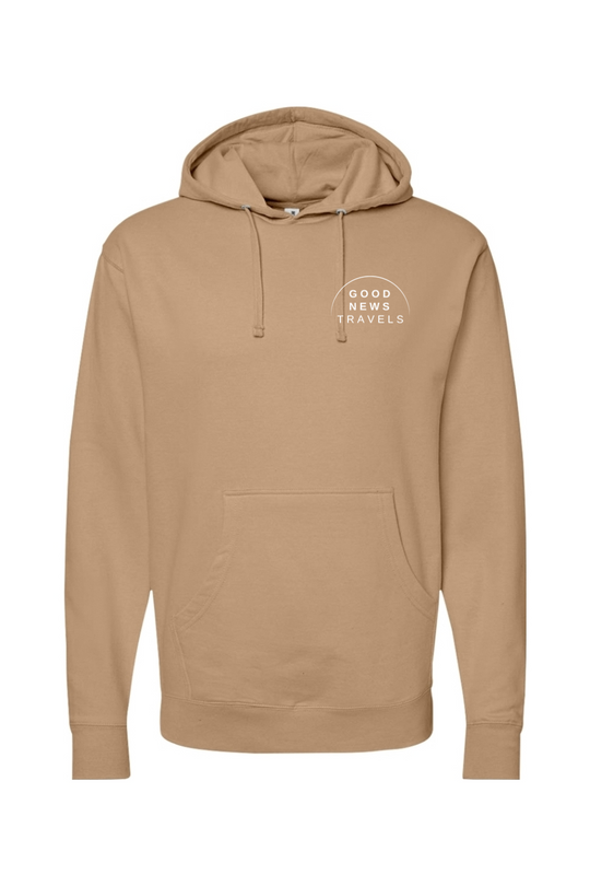 Good News Travels Independent Trading Co. Midweight Hooded Sweatshirt