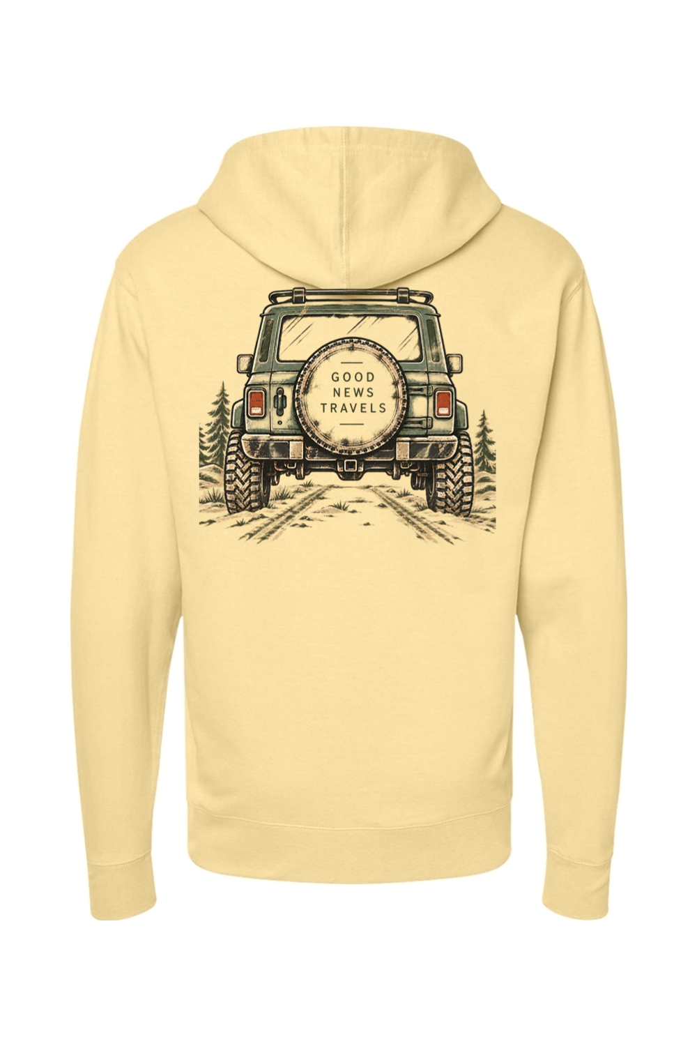 Good News Travels Independent Trading Co. Midweight Hooded Sweatshirt