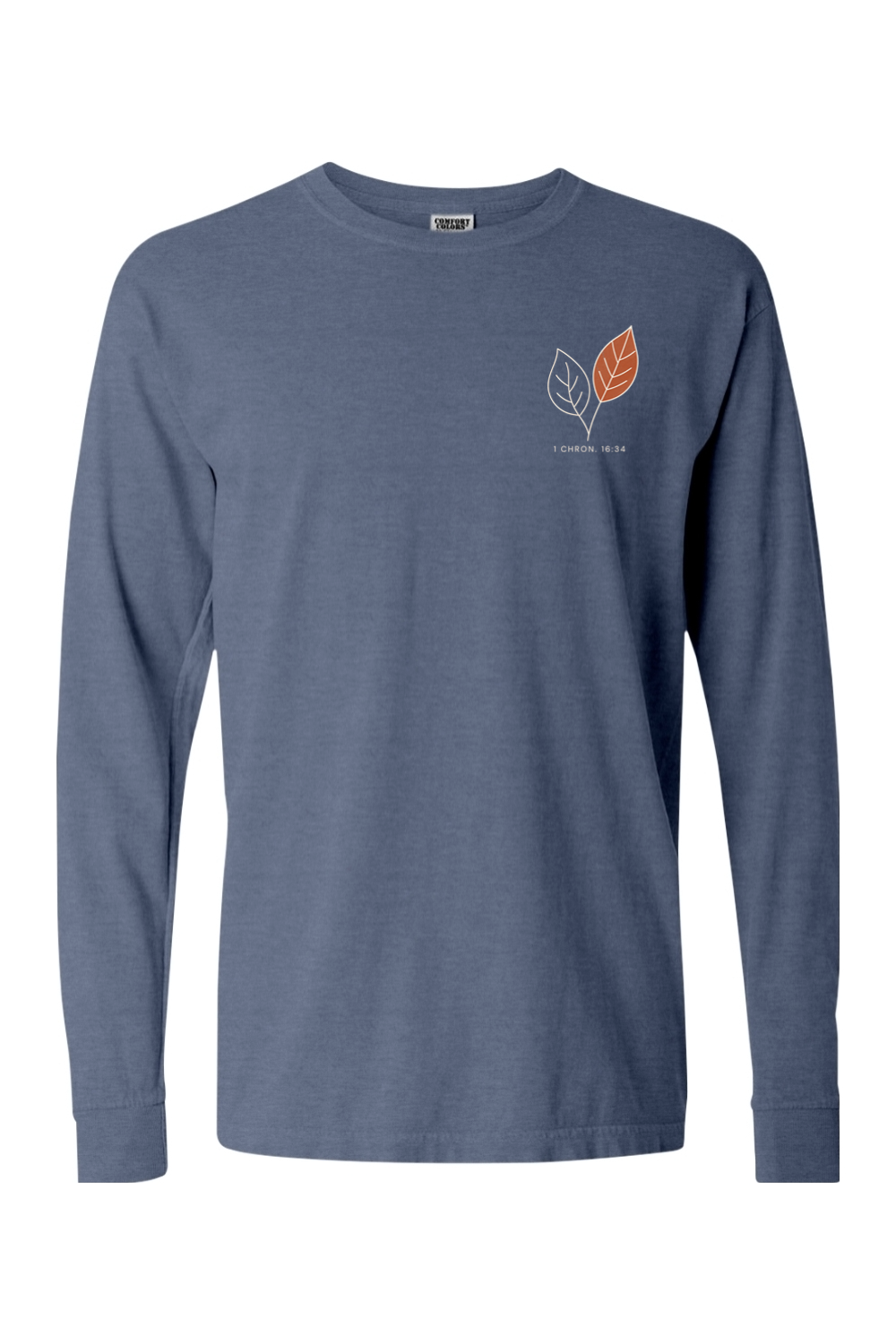 Grateful in Every Season - Simple Leaf - LS T-shirt
