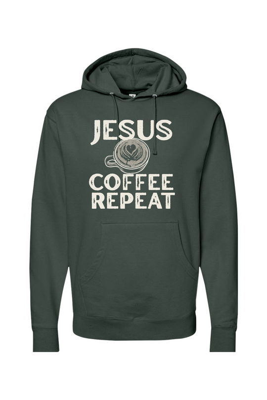 Jesus Coffee Repeat - Hoodie