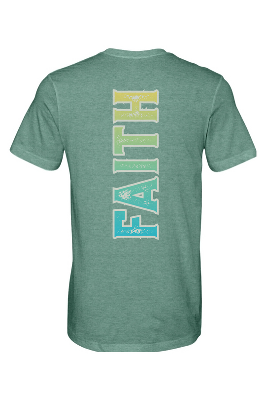 Vertical Faith  Heathered Jersey Tee