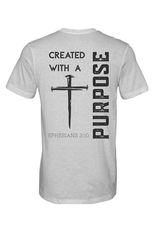 Created with Purpose – Three Nails Jersey Tee