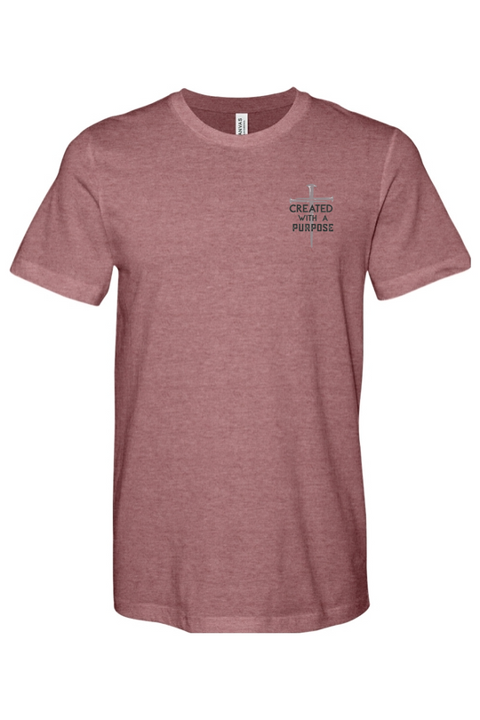 Created with Purpose – Three Nails Jersey Tee