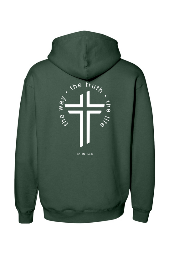 The Way, The Truth, The Life - Heavyweight Hooded Sweatshirt