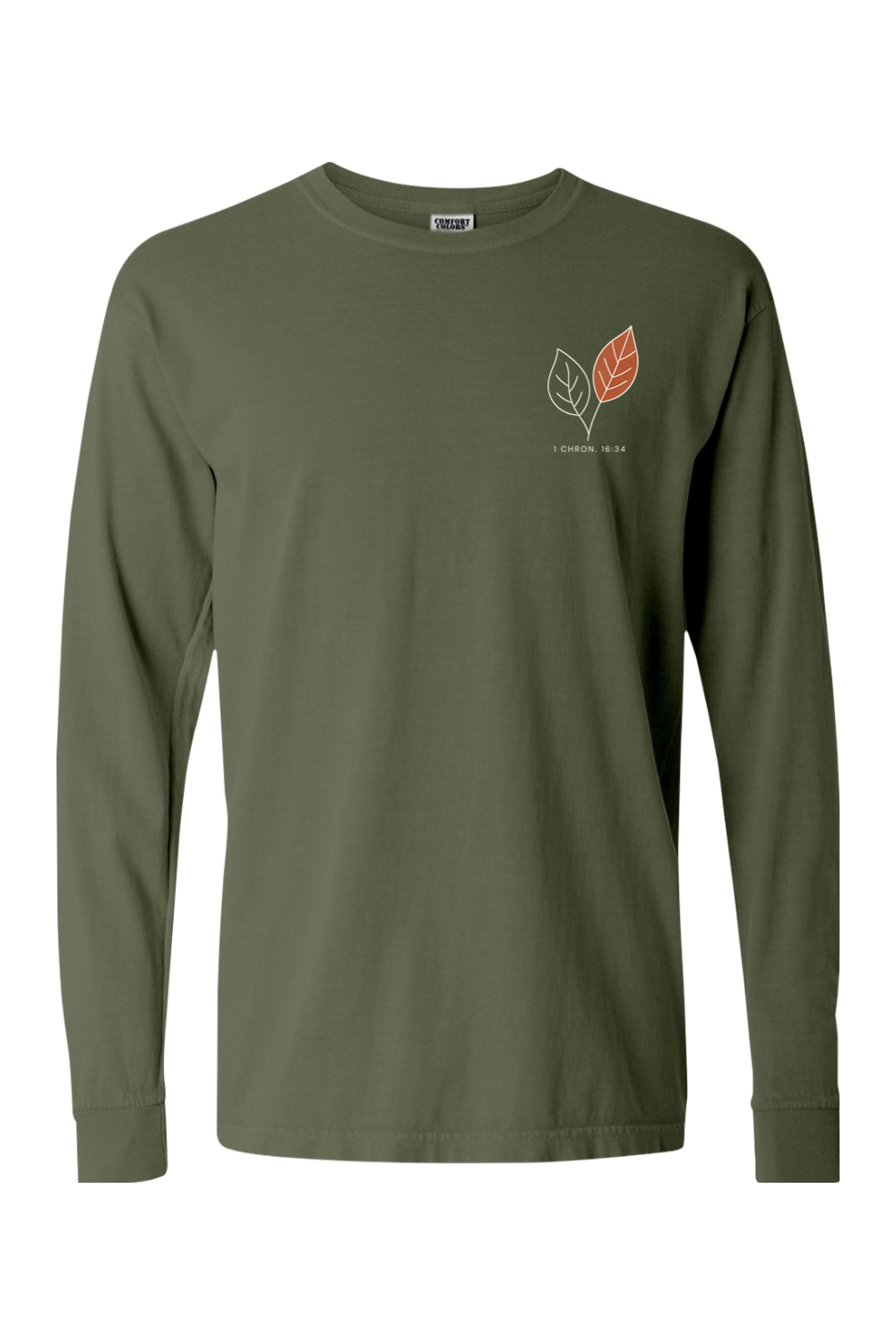 Grateful in Every Season - Simple Leaf - LS T-shirt