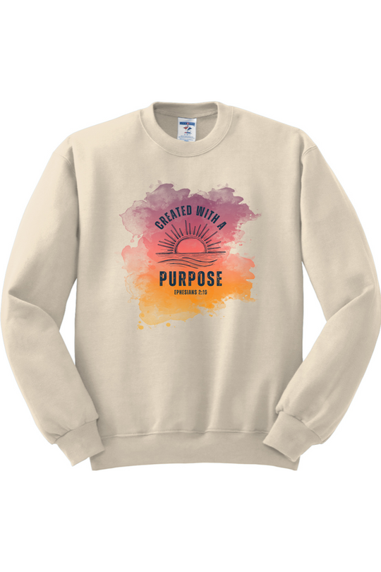 Created With a Purpose Crewneck Sweatshirt