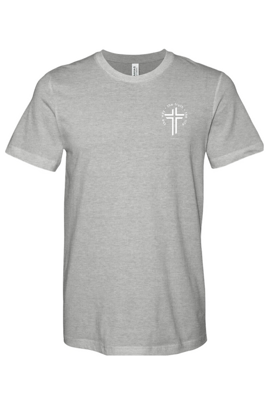 Vertical Faith  Heathered Jersey Tee