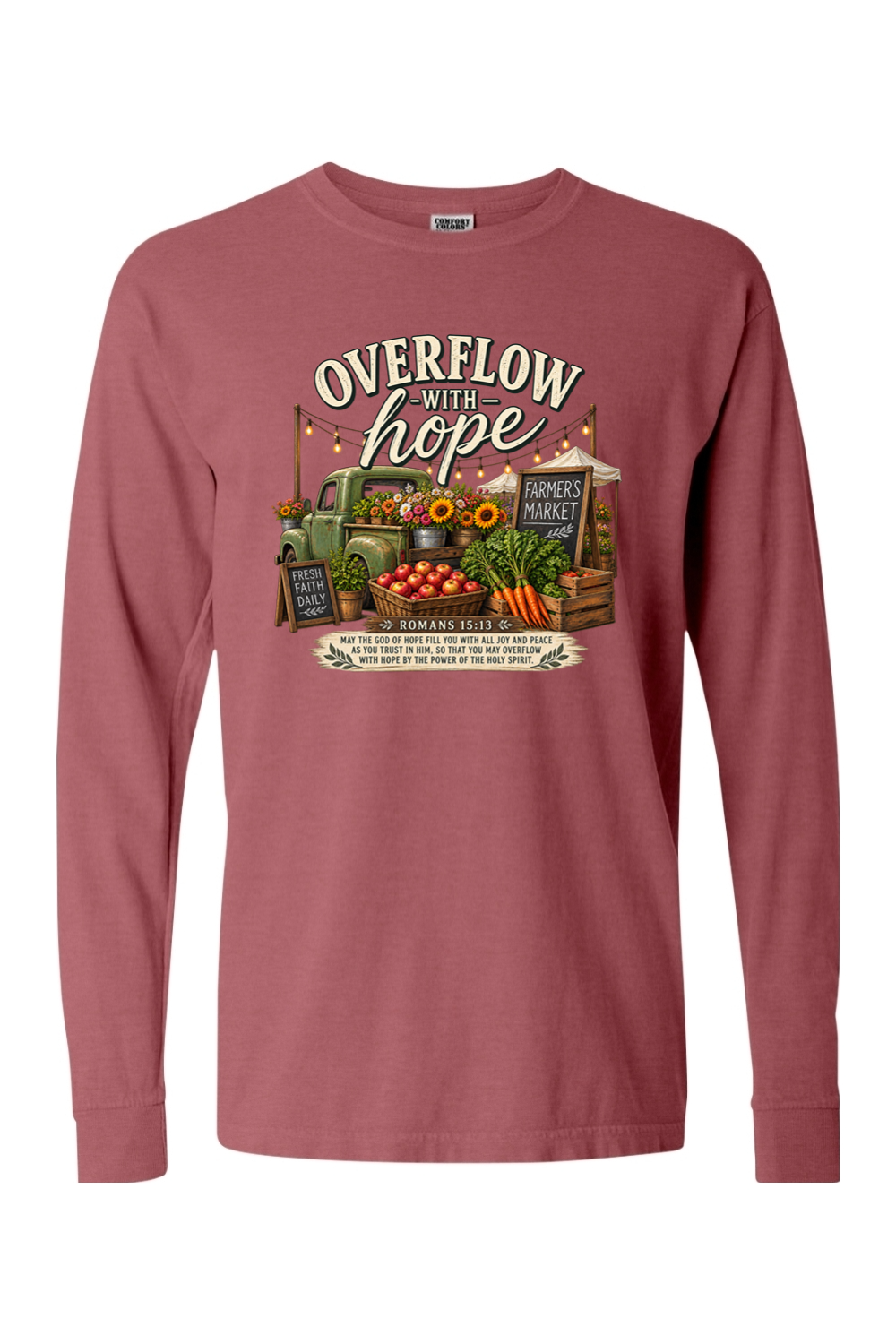 Overflow with Hope - LS T-shirt