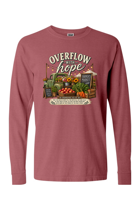 Overflow with Hope - LS T-shirt