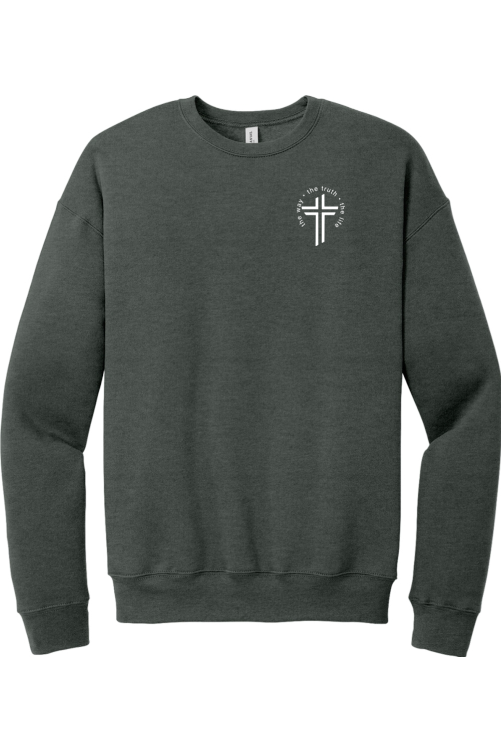 Be Still and Know - Fleece Drop Shoulder Crewneck Sweatshirt