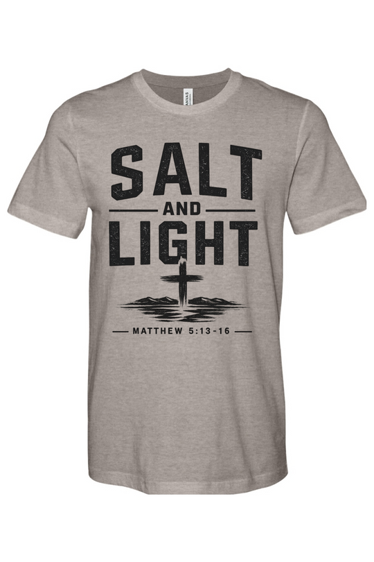 Salt n Light - CVC Heathered Jersey Tee