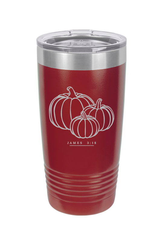 James 3:18 - 3 Pumpkin Tumbler