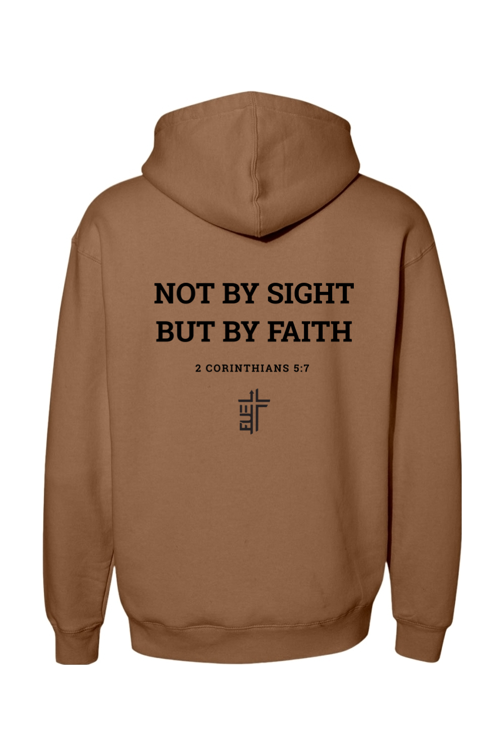 Not By Sight, But By Faith Heavyweight Hooded Sweatshirt