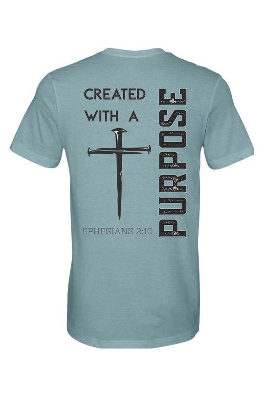 Created with Purpose – Three Nails Jersey Tee