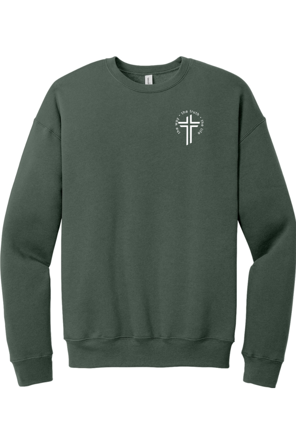 Be Still and Know - Fleece Drop Shoulder Crewneck Sweatshirt
