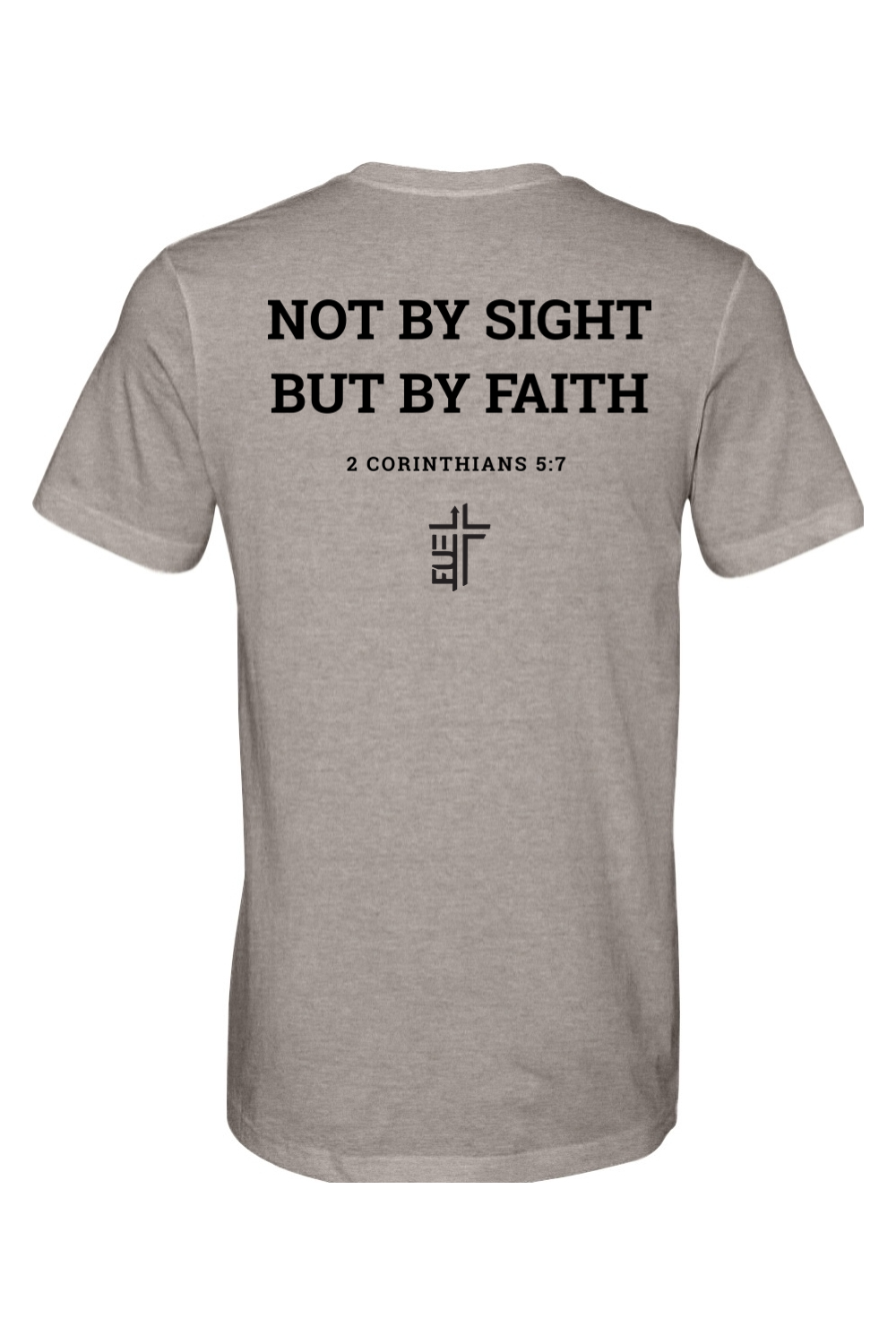Not By Sight, But By Faith - CVC Heathered Jersey Tee