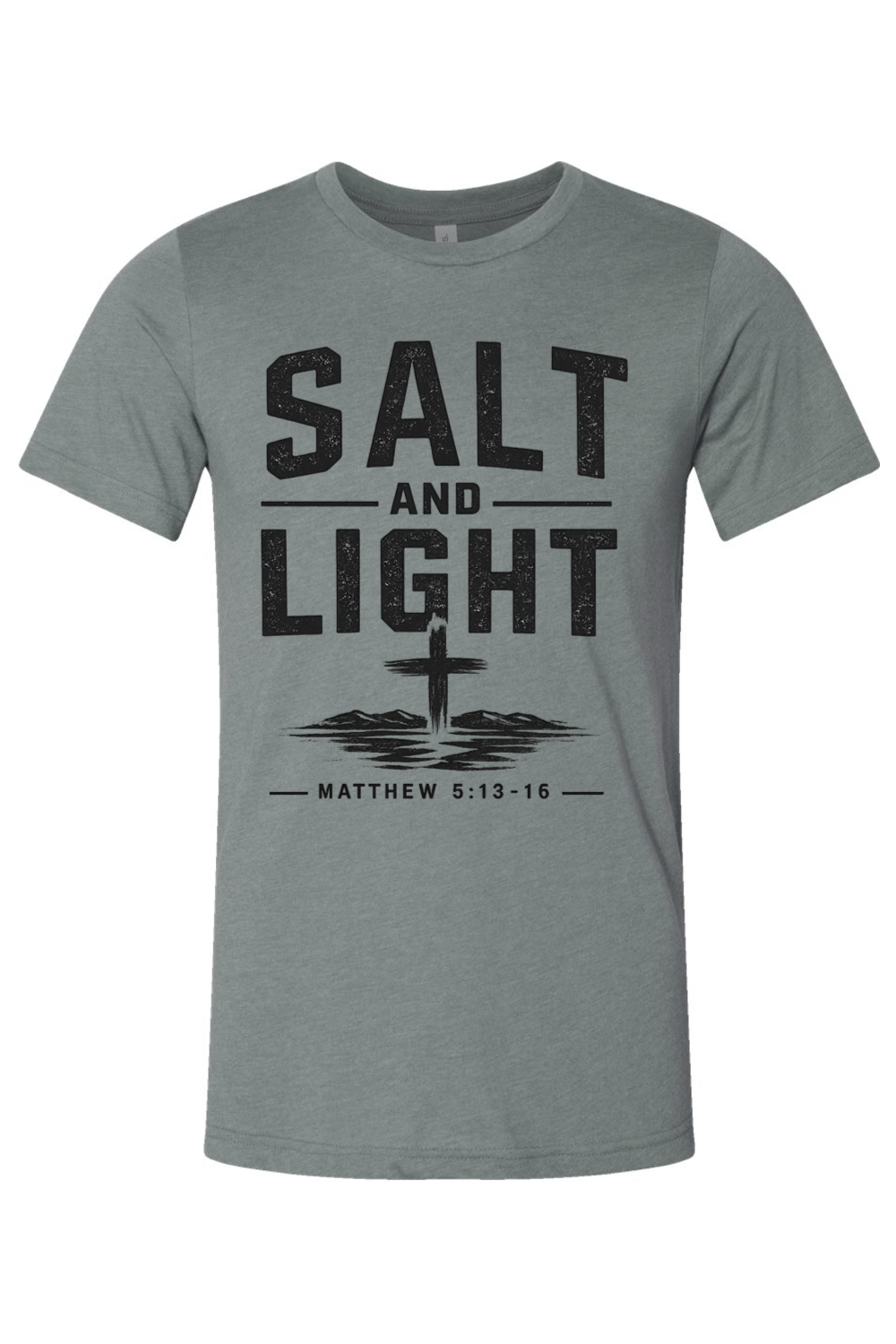 Salt n Light - CVC Heathered Jersey Tee