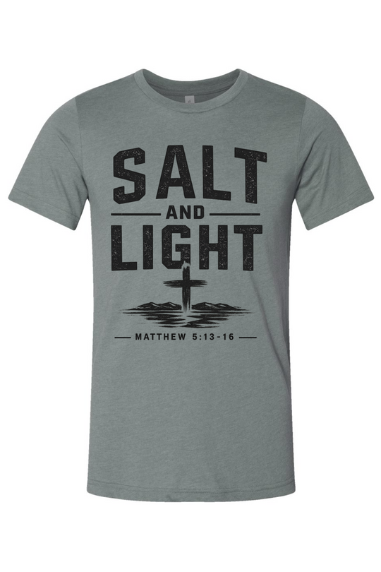 Salt n Light - CVC Heathered Jersey Tee