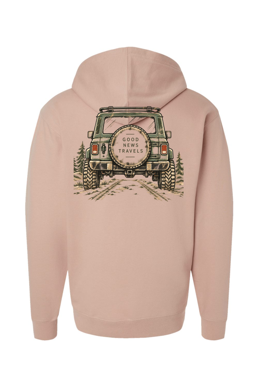 Good News Travels Independent Trading Co. Midweight Hooded Sweatshirt