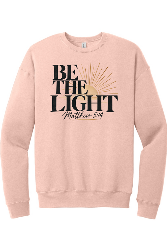 Be The Light Drop Shoulder Crewneck Sweatshirt