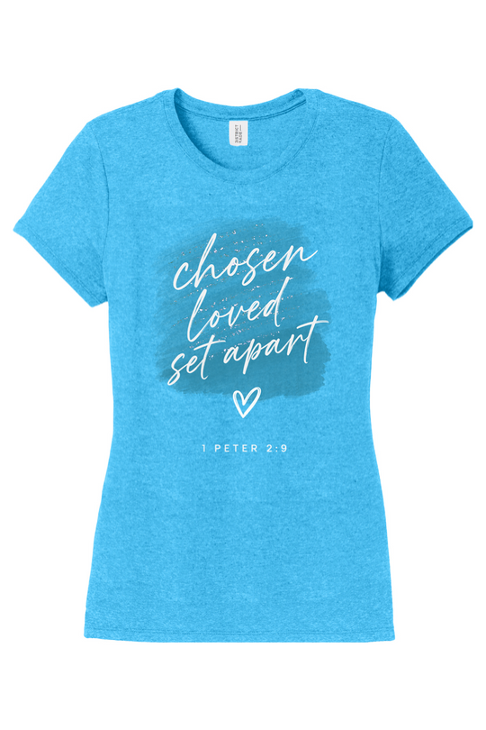 Chosen Loved Set Apart - blue - T-shirt