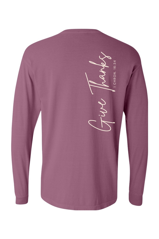 Give Thanks - LS T-shirt