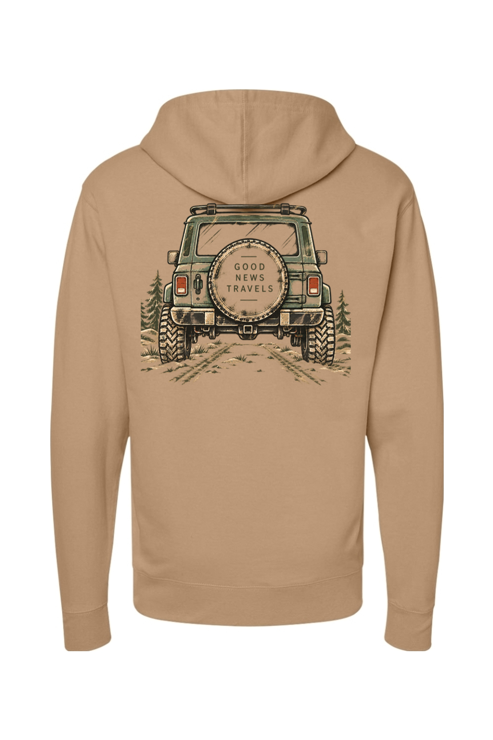 Good News Travels Independent Trading Co. Midweight Hooded Sweatshirt