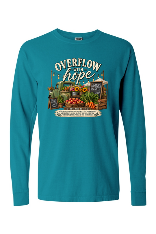 Overflow with Hope - LS T-shirt